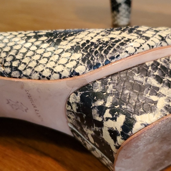 *SALE* Loeffler Randall snake print "Darcy" heels - Picture 8 of 10